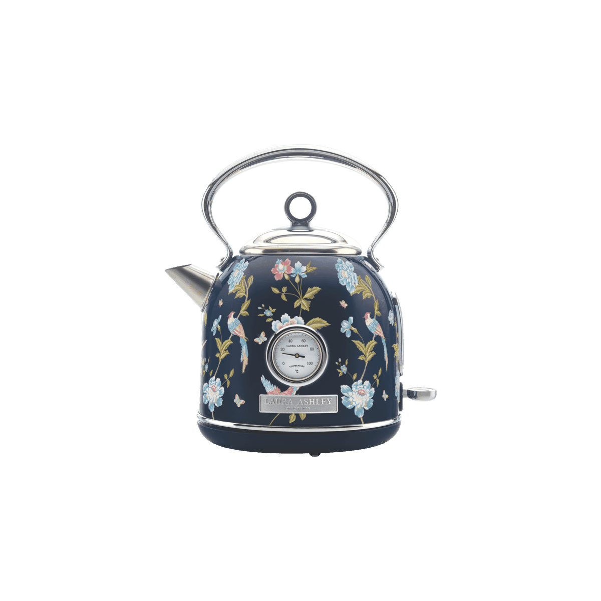 Laura Ashley VQ 1.7 Litre Done Kettle Elveden Navy LADKEN