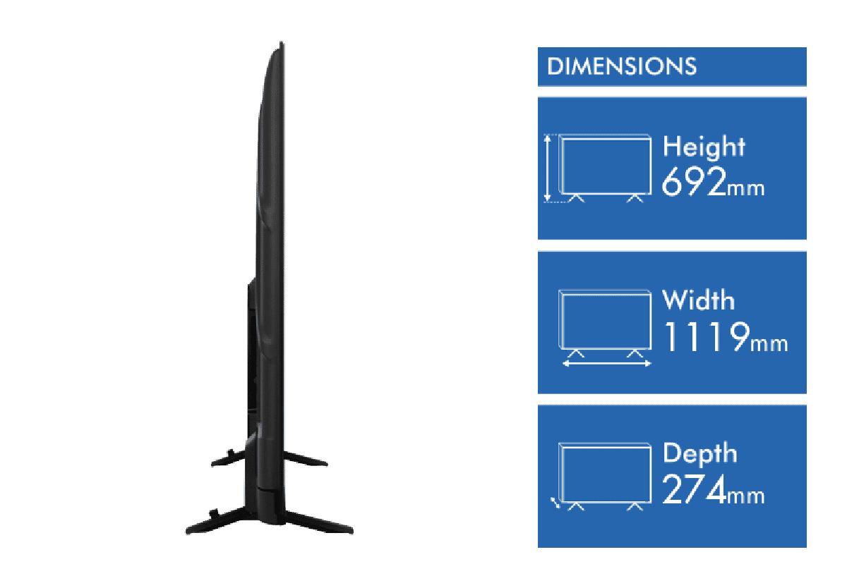 Toshiba 50' C350NP 4K UHD Google TV 2024