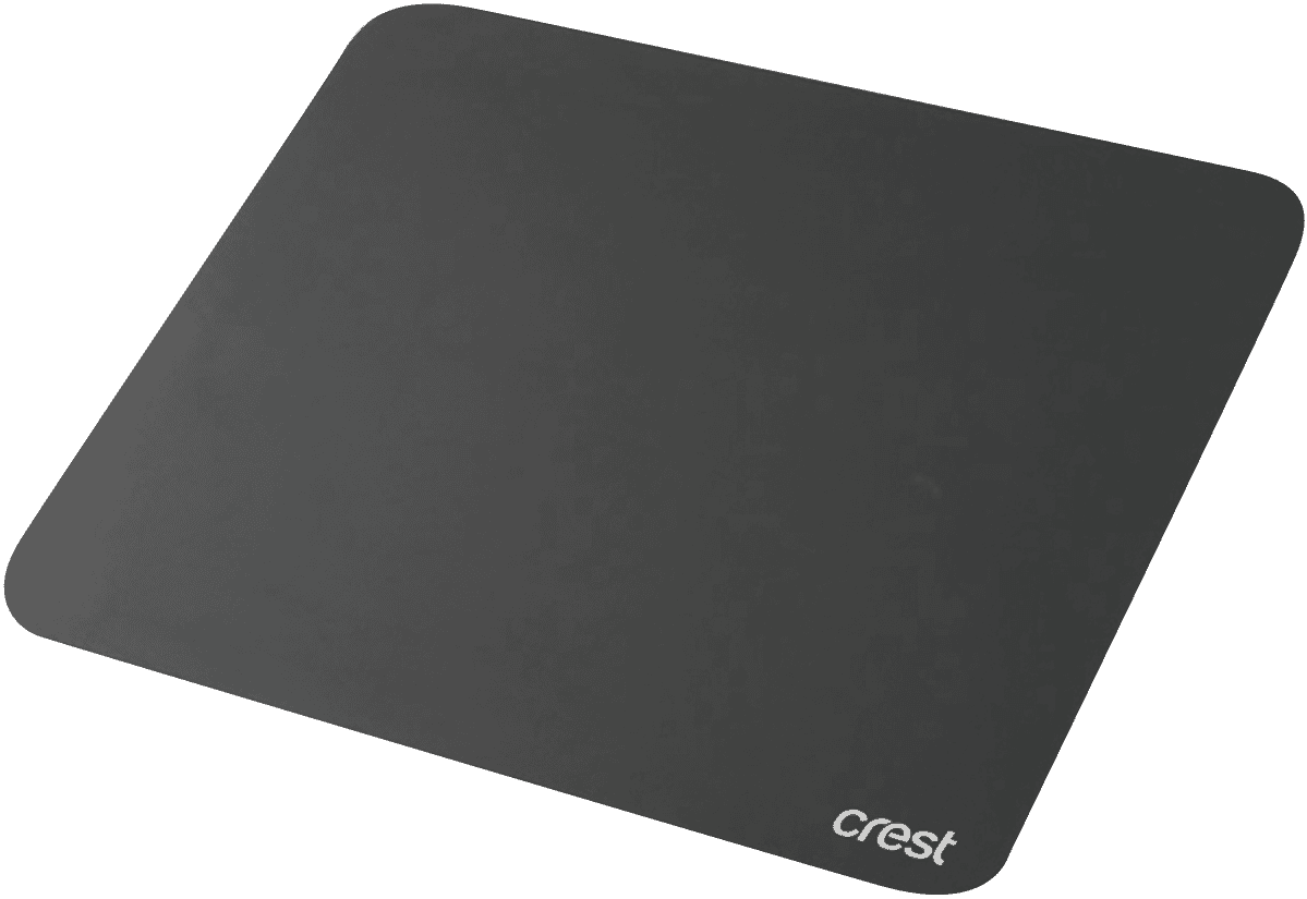 Crest Desk Mouse Mat (Black)