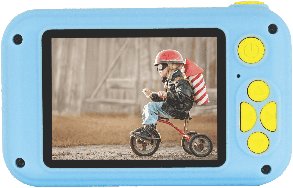 Crest Kids Digital Camera with Flip Lens (Blue) OPB14301