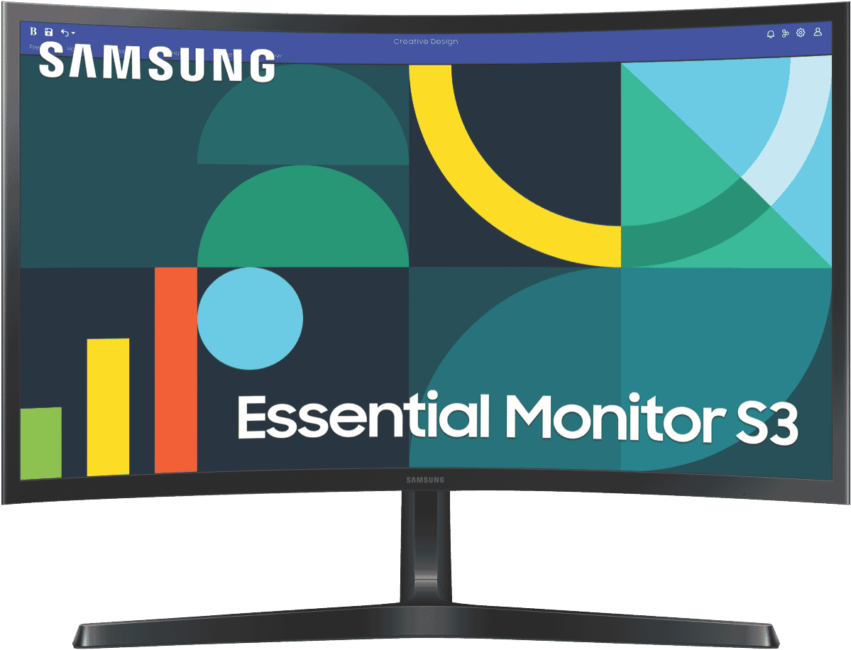 Samsung 24" S36GD Curved Monitor LS24D366GAEXXY