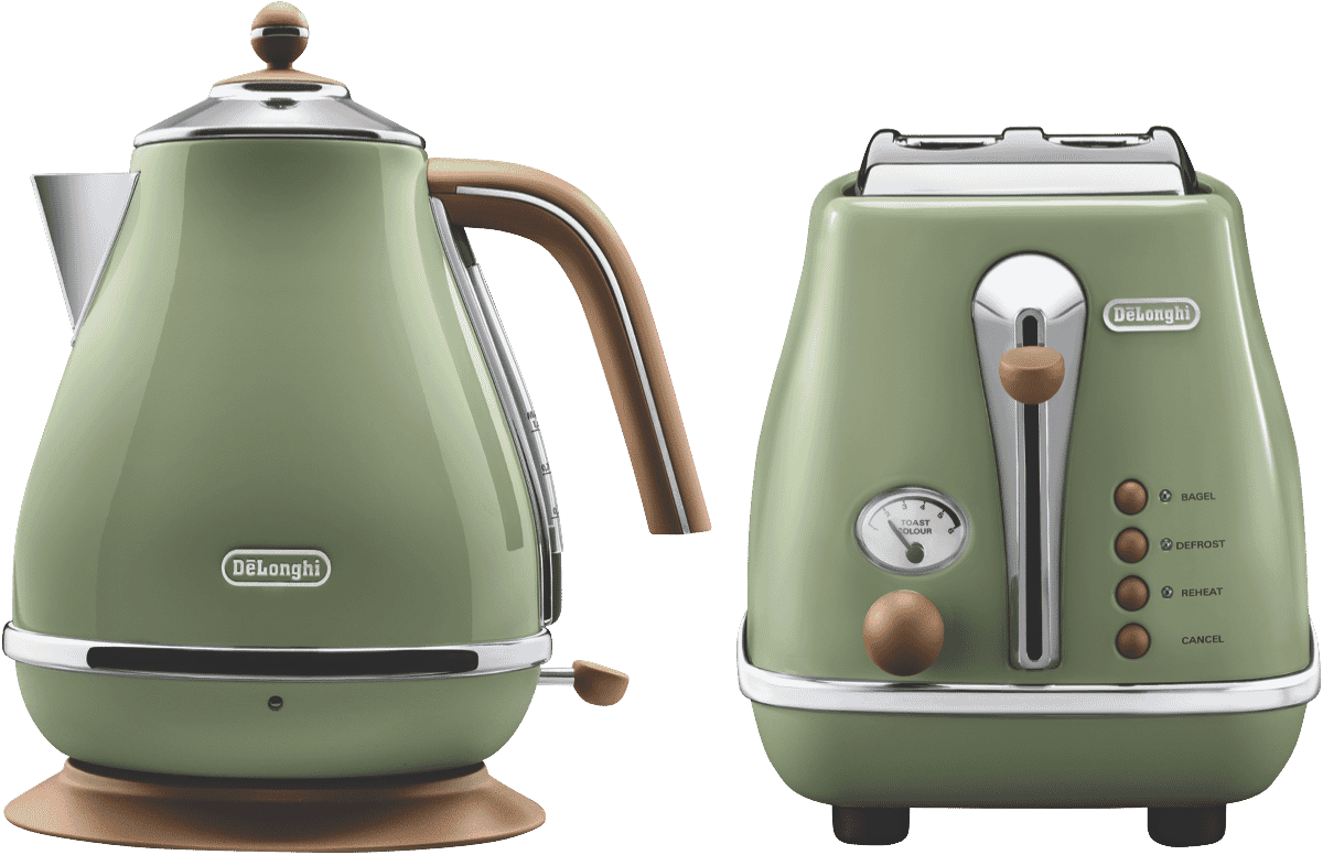 DeLonghi Icona Vintage Breakfast Pack Green CTO2VGR-KBO2